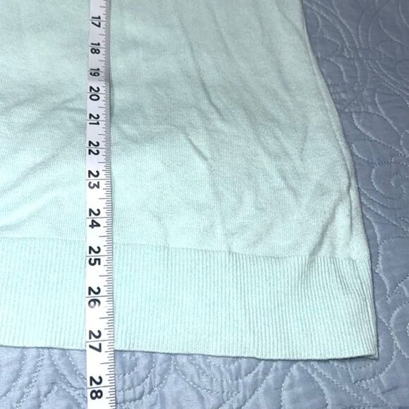 Basic Editions Plus Mint Green Pullover Sweater With Decorative Beading Size 2X - Picture 8 of 8